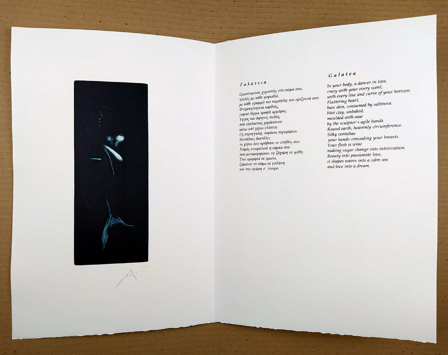 Černoš Jan – Nereids, Νηρηίδες, album devíti mezzotint, 2020