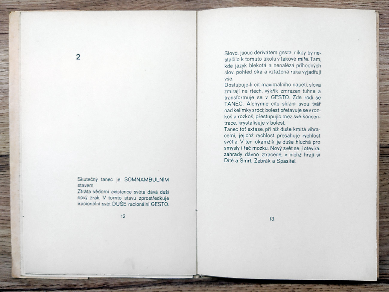 Rey Jan – Tanečnice. Sonata dei balleti, podpis František Muzika a B. M. Klika, 1928