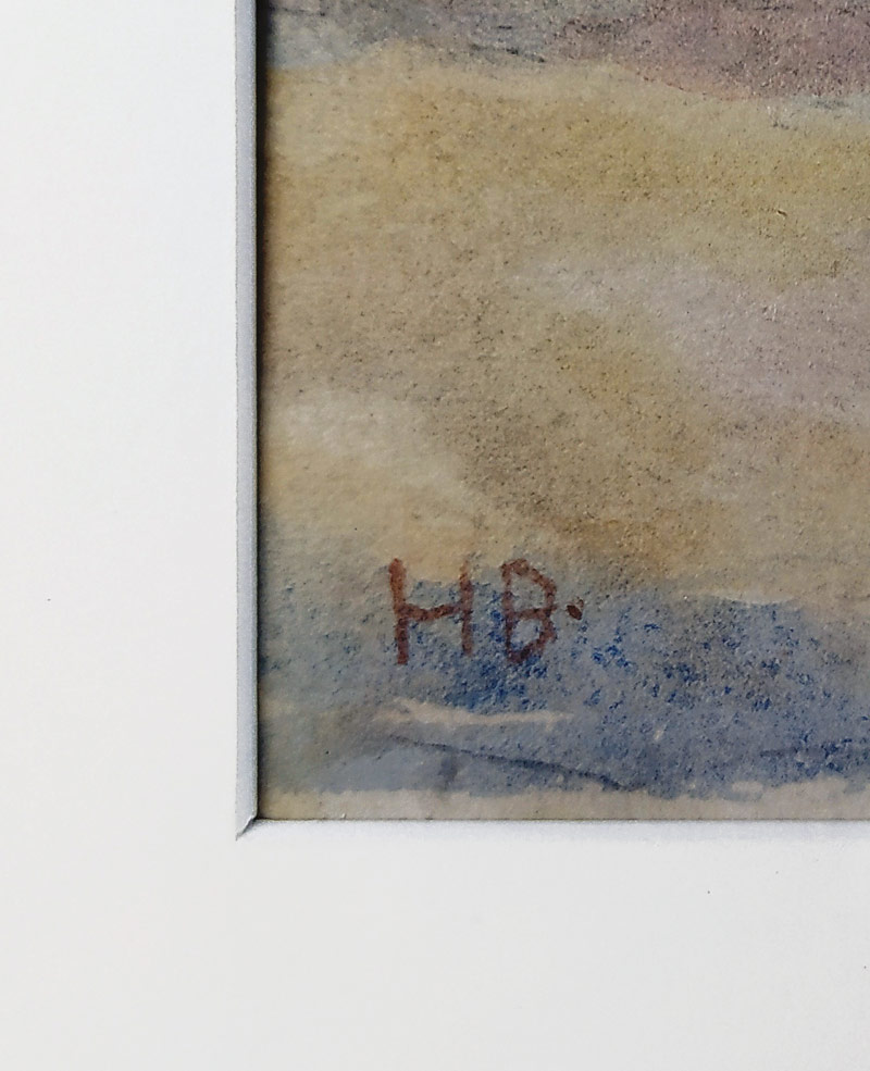 Boettinger Hugo – Nymfy, původní akvarelová malba, ca 20. léta