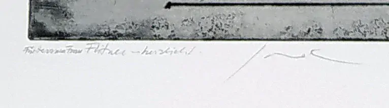 Sovák Pravoslav – Besuch I, původní lept a vernis mou, 1966