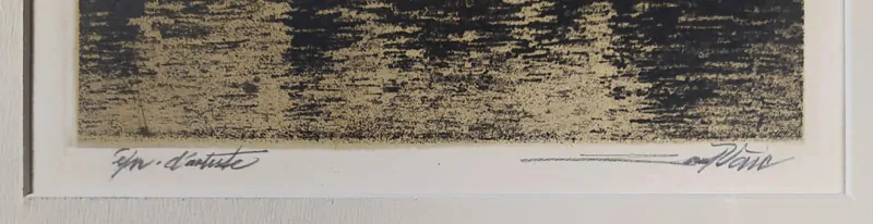 Vaic Josef – Praha za soumraku, původní lept, ca 30. léta