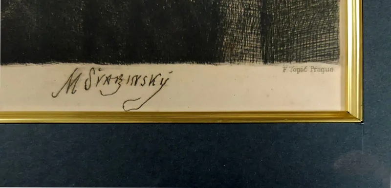 Švabinský Max – Splynutí duší, F. Topič, heliogravura, signováno, po 1897