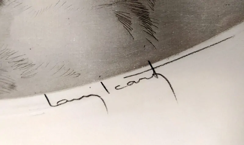 Icart Louis J. L. – Petits Chiens (Puppies), kolorovaný lept a akvatinta, 1925