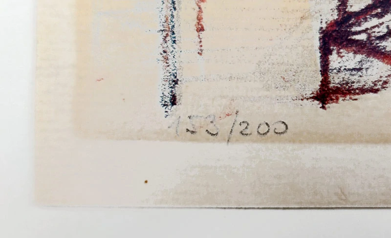 Peca Josef – Praha, původní litografie, č. 153/200, nedatováno