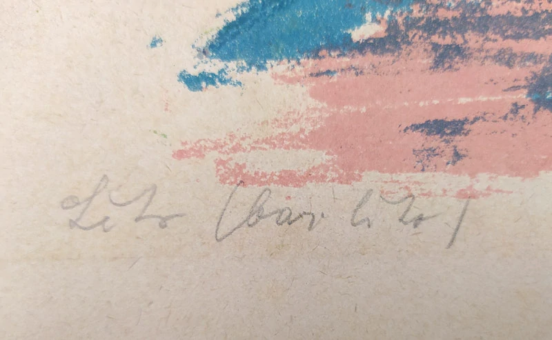 Rambousek Jan – Léto, barevná litografie s podtiskem, 1921