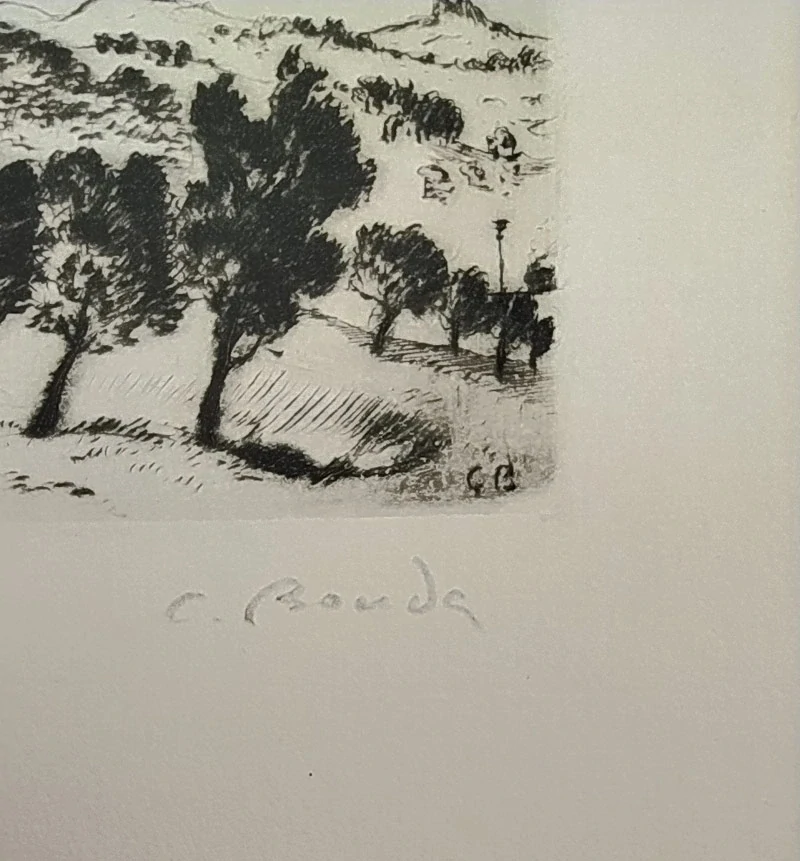 Bouda Cyril – PF 1952 F. Kozák, původní suchá jehla, 1952