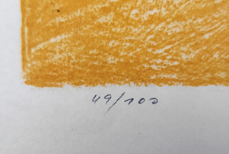 Sivko Václav – Vrba zpovědnice, původní barevná litografie, 1961