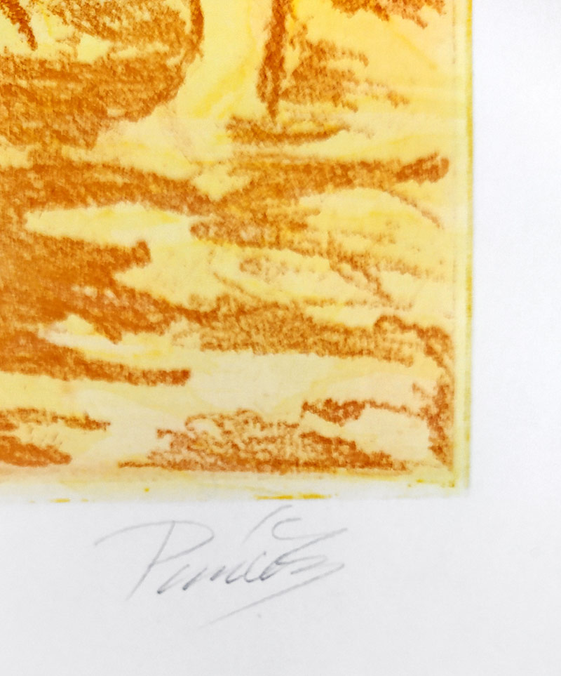 Panáček Adam – Satyr a nymfa, soutisk ze dvou desek, měkký kryt a akvatinta, 3/20, 2020