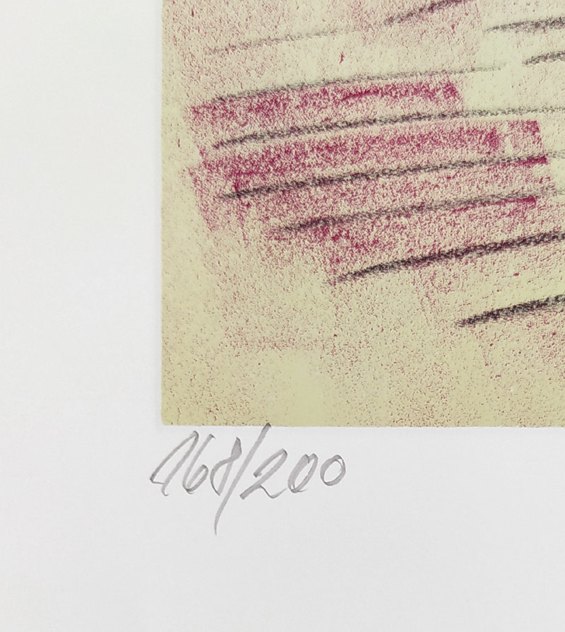 Střížek Antonín – Bez názvu, signovaná serigrafie, č. 168/200, 1994