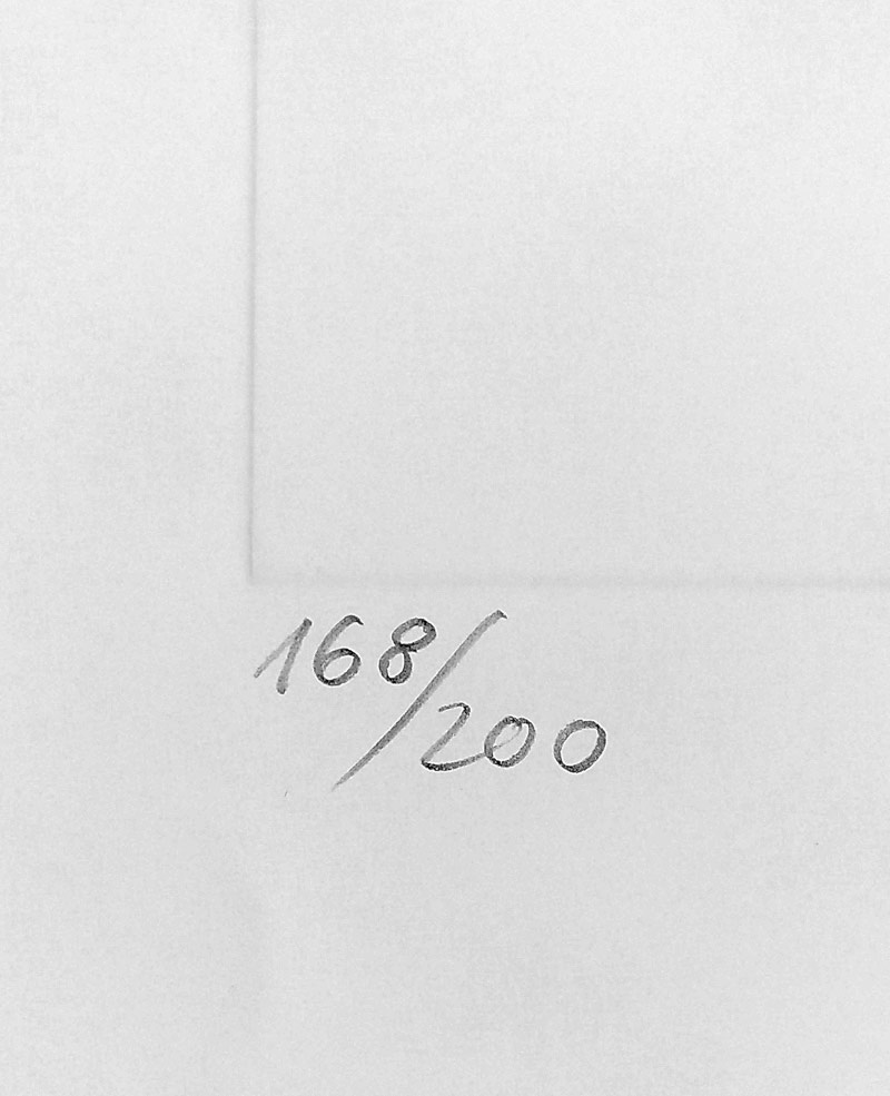 Humhal Pavel – Bez názvu, barevná litografie, č. 168/200, (1994)