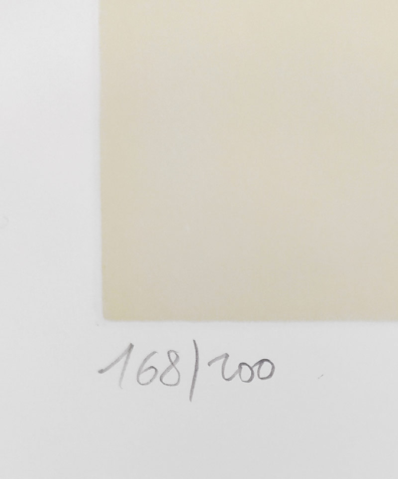 Kovanda Jiří – Bez názvu, serigrafie, č. 168/200, 1994