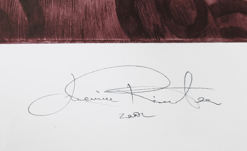 Richterová Marina – Flamenco, signovaný barevný lept, ex. č. 36/170, 2002