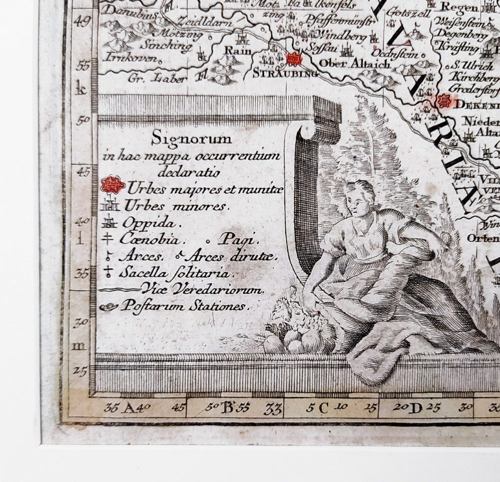  Čechy – Matthäus Seutter, staře kolorovaný původní mědiryt, ca 1730