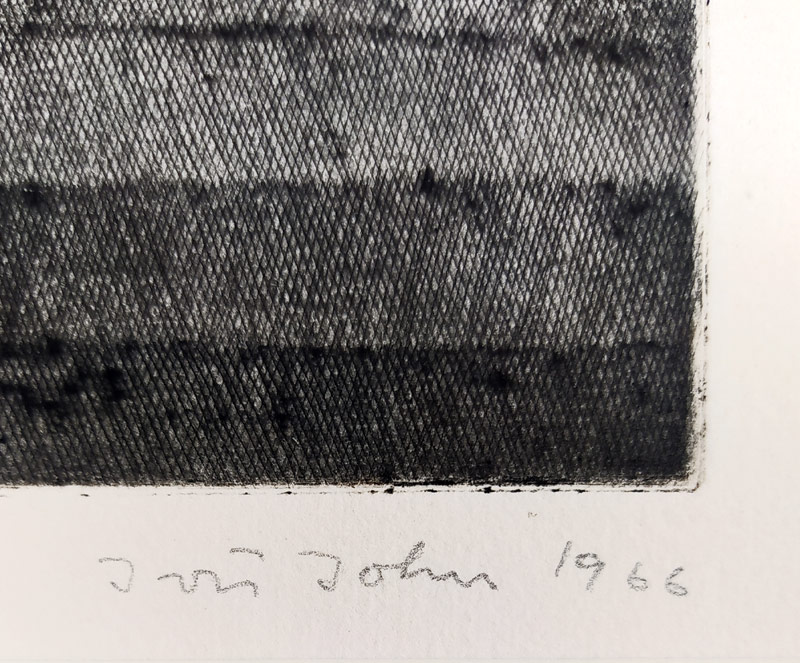 John Jiří – Semínko, suchá jehla, číslováno 20/50, 1966