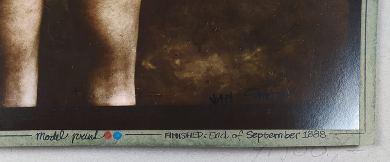 Saudek Jan – Monique Forever #371/2, kolorovaná autorská fotografie, 1988