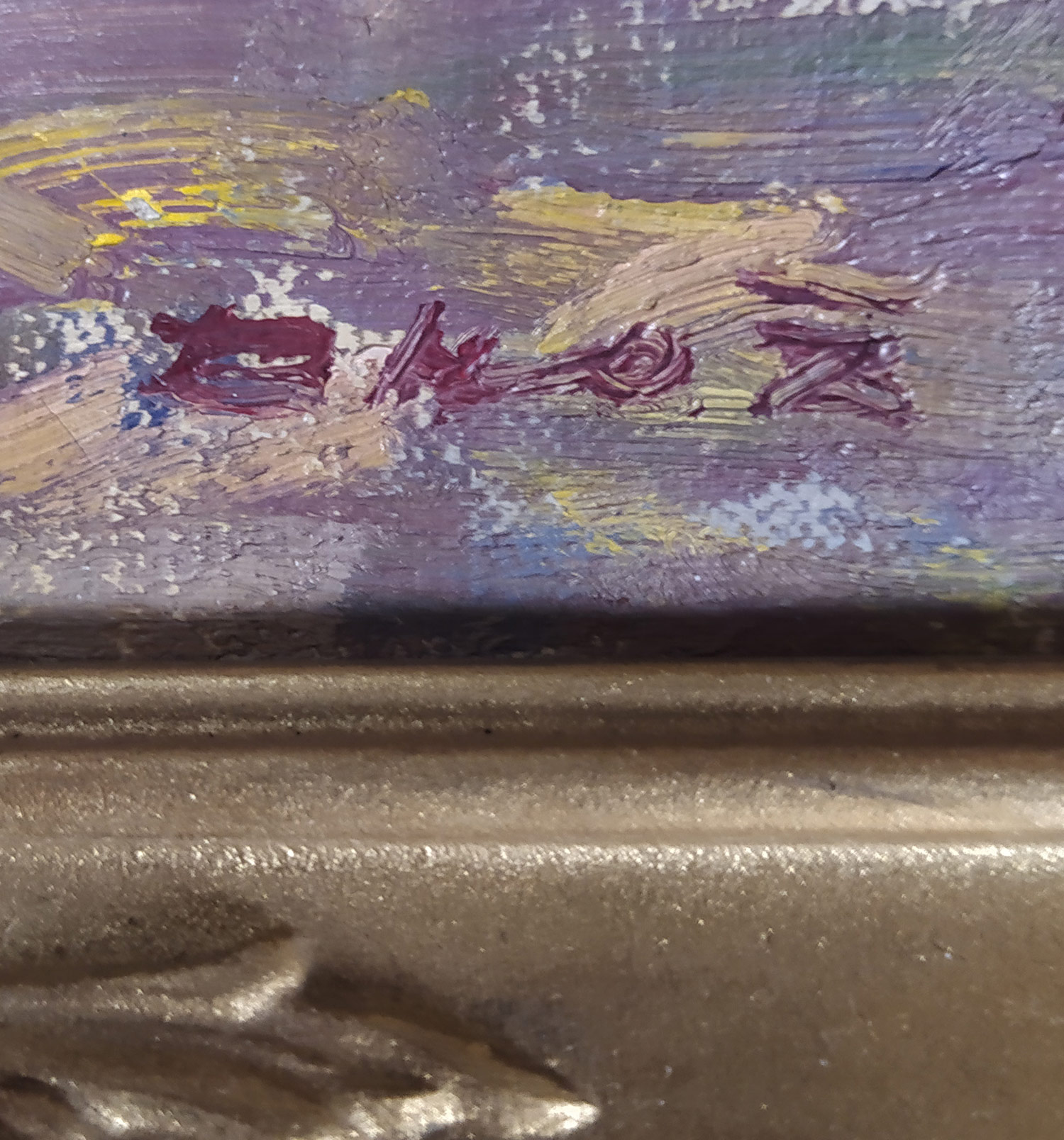 Brož Josef – Nedělní oběd na Malé Straně, olej na plátně, nedatováno