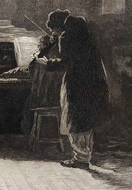 Beethoven – Balestrieri Lionello, Leo Arndt, původní lept, ca 1900