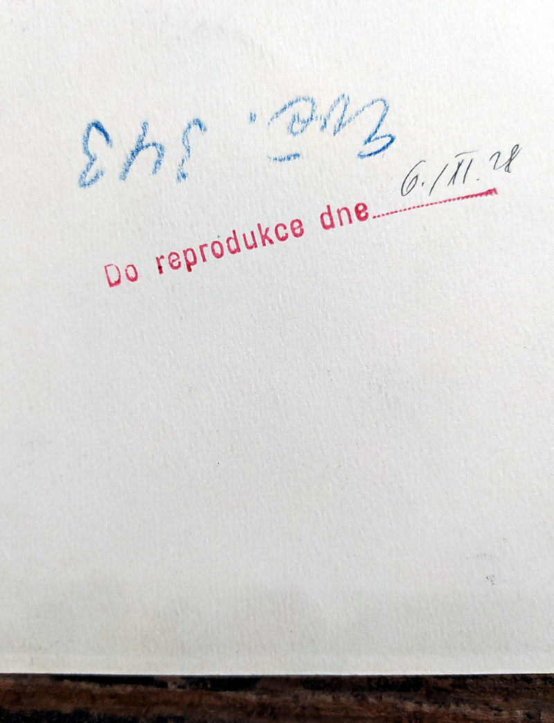 Pod ledovou horou – Knižní ilustrace, kresba tuší, 1928