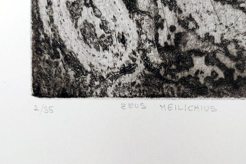 Čížek Antonín – Zeus Meilichius, lept a suchá jehla, č. 2/35, 2016