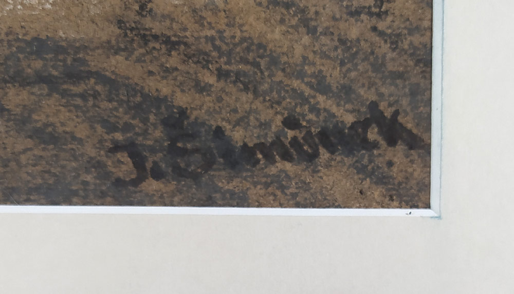 Šimůnek Jaroslav – Praha, Rudolfinum, malba suchým pastelem, nedatováno