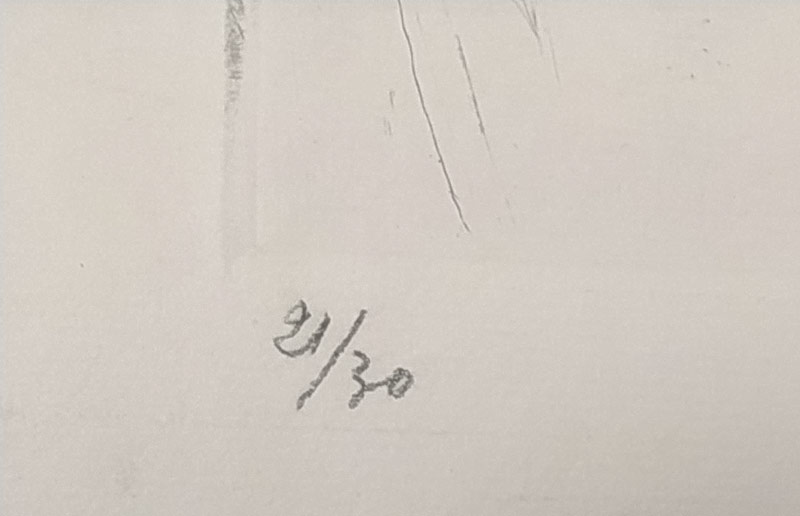 Kubín Otakar – Portrét dívky, původní suchá jehla, č. 21/30, nedatováno