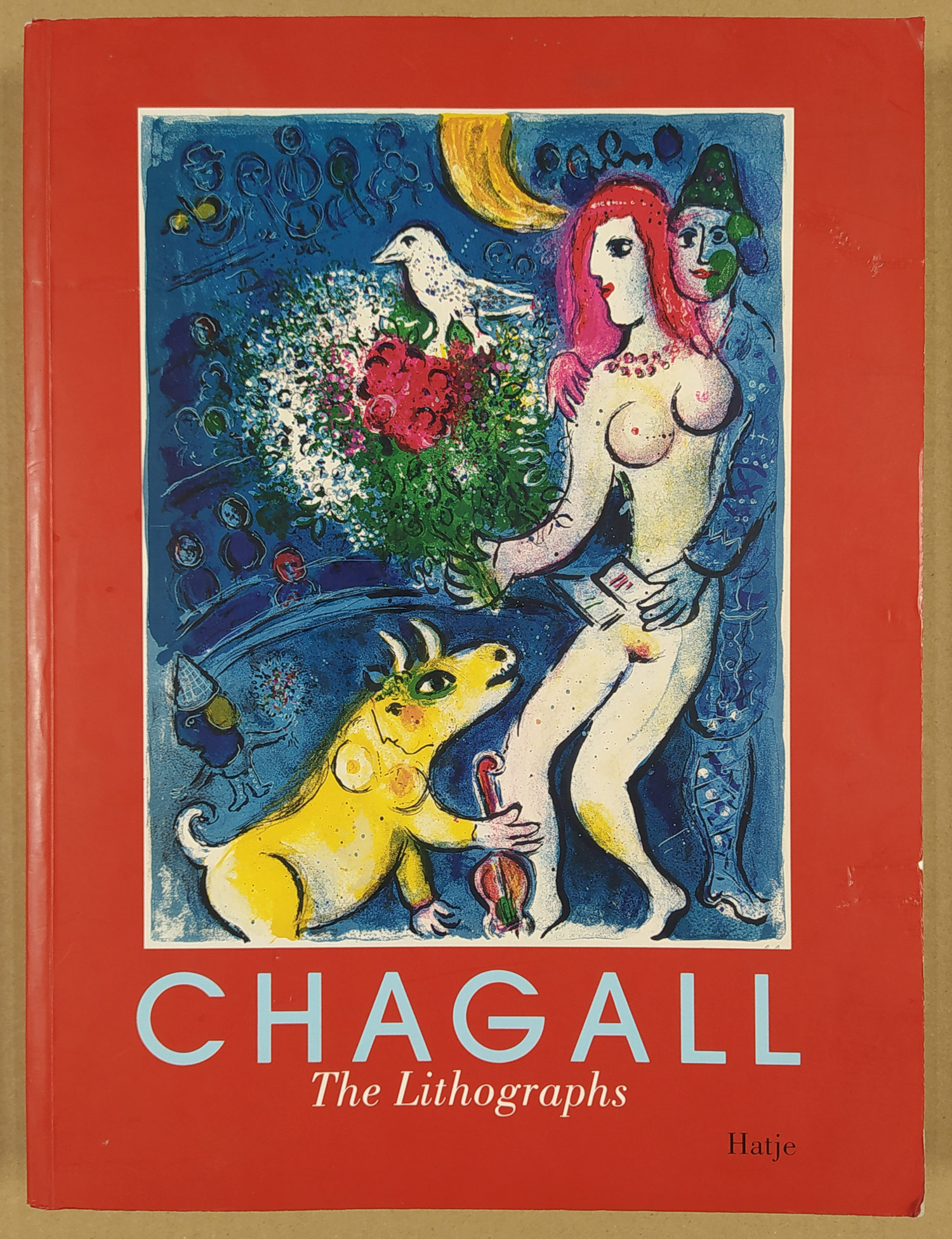 Chagall Marc – Jongleurin, Žonglérka, původní barevná litografie, 1960