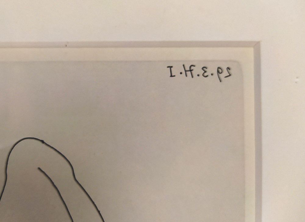 Picasso Pablo – Erotická kompozice, 29. 3. 1971, původní lept, 1971