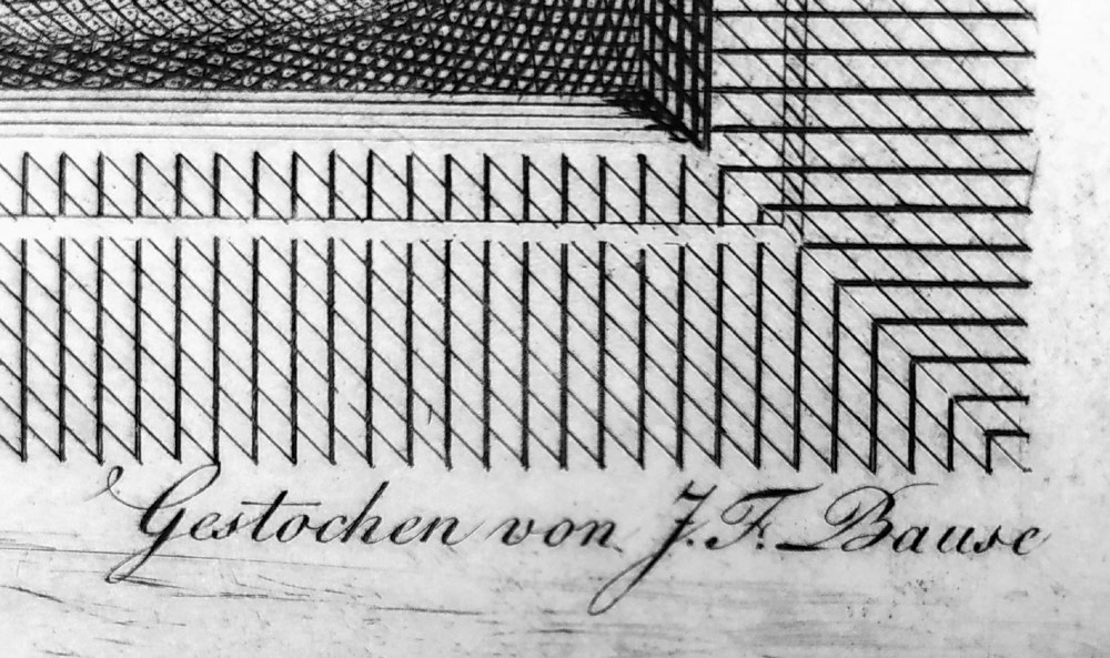 Amor pociťuje hrot šípu – Mengs A. R., Bause J. F., mědiryt, 1799, pozdější otisk z původní desky