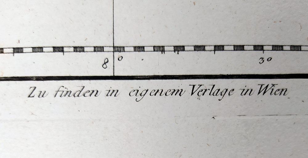 Irsko – Karte von Ireland Verfasst, F. A. Schraembl, původní mědiryt, mapa, 1787