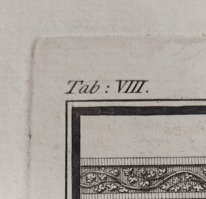  Fourdrinier Paul – Architektonický návrh, původní mědiryt, 1753