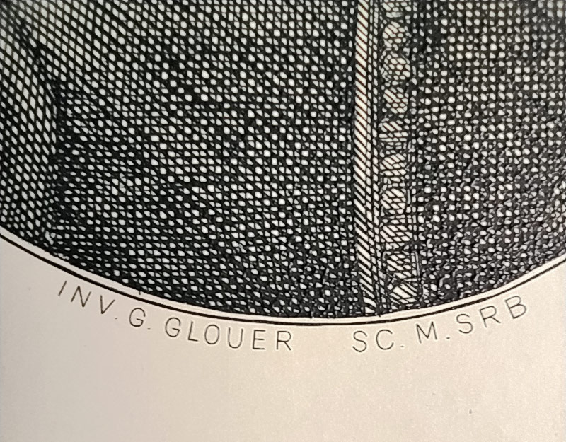 Srb Martin, Glover George – Portrét Komenského z roku 1642, dva oceloryty, 1984