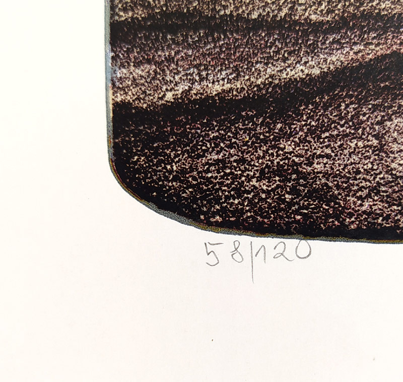 Burgetová Zdeňka – Radostná cesta, signovaná barevná litografie, číslováno 58/100, 1995