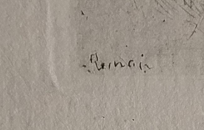 Renoir Pierre-Auguste – Le Chapeau épinglé, lept a suchá jehla na papíře, 1894