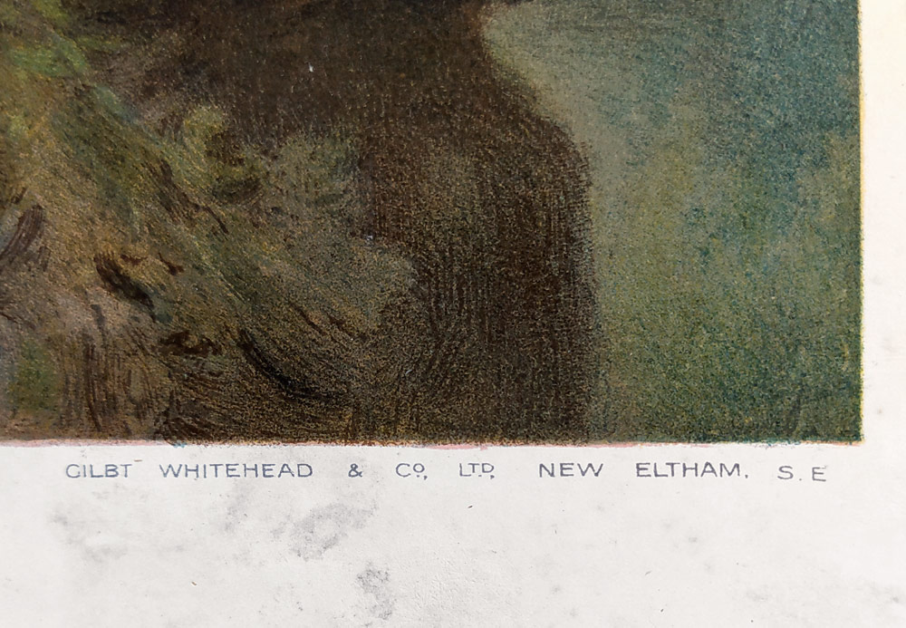 Stone Marcus – His Ship in Sight, velkoformátová barevná chromolitografie, 1903