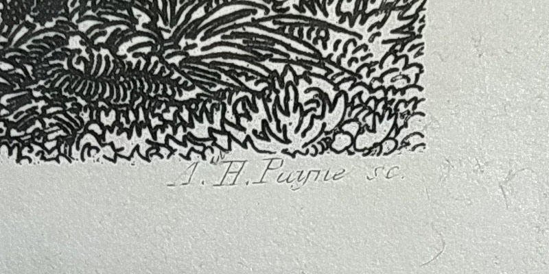 Payne Albert Henry – Odpočinek, původní oceloryt, ca 1840