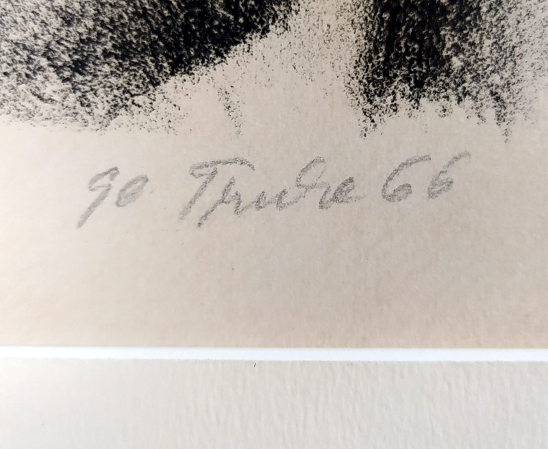 Trnka Jiří – Tanečnice, původní signovaná litografie, č. 90, 1966