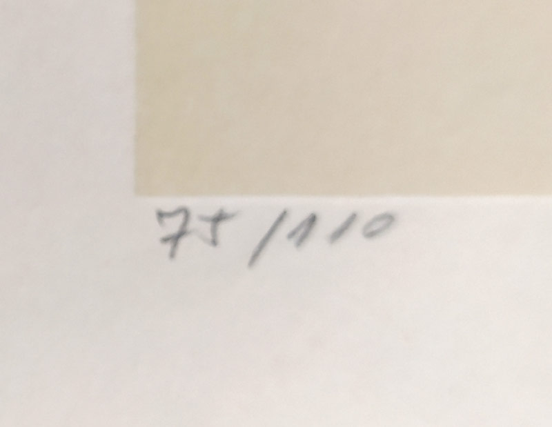 Nepraš Karel – Kruh, původní číslovaná litografie 75/110, 1992