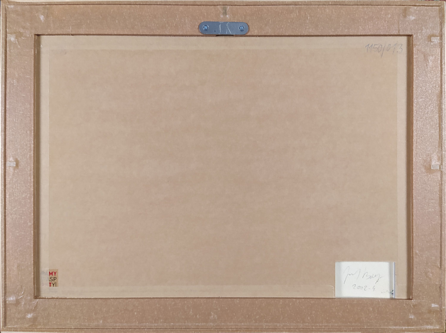 Bolf Josef – Myšák, ze série Obličeje, malba akvarelem, tuší a kvašem na ručním papíře, 2002–4