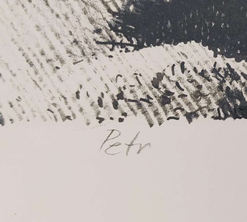 Matoušek František / Francis de Nim – Petr, rozměrná barevná serigrafie, č. 68/100, 2004