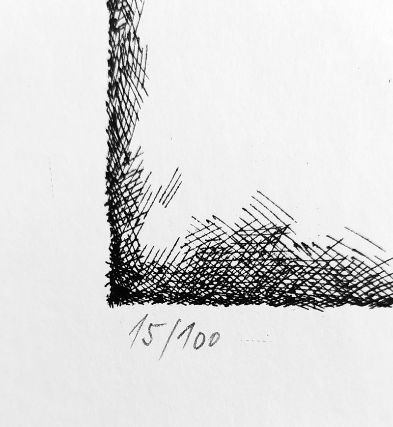 Voves Jiří – Okno, serigrafie, číslováno 15/100, nedatováno