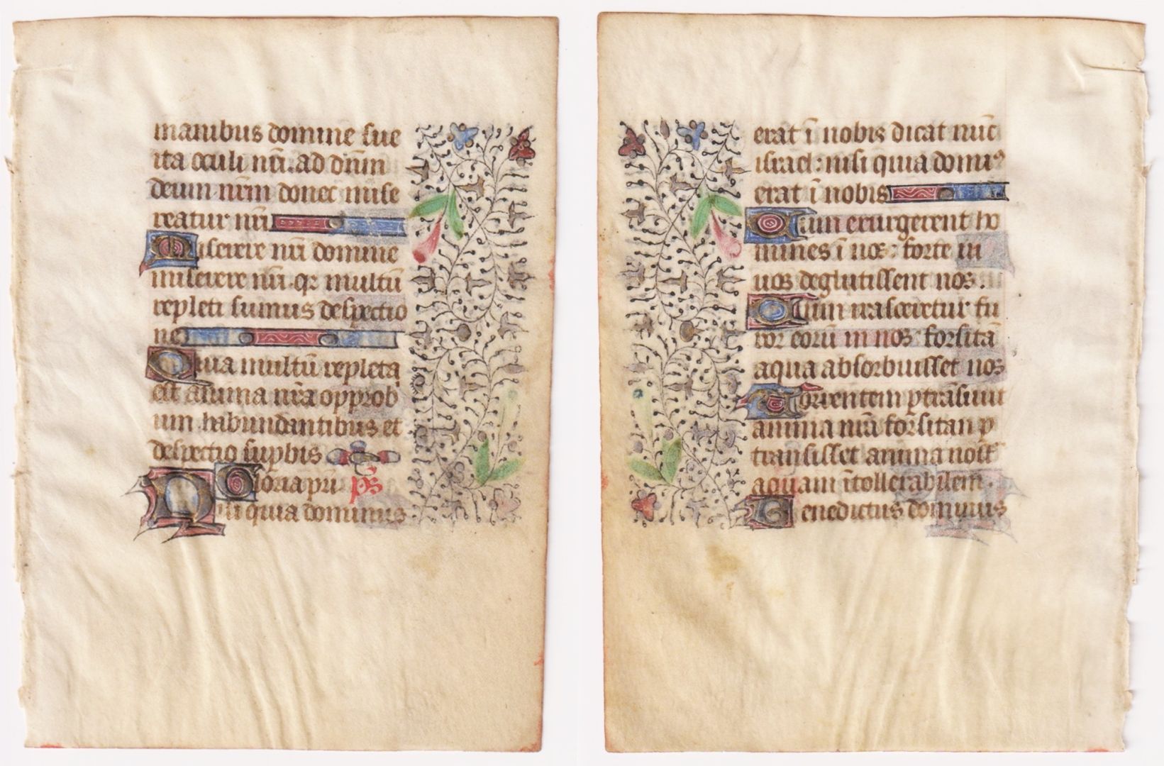 Kniha hodinek – latinský manuskript, malba na pergamenu, zlaceno, ca 1500