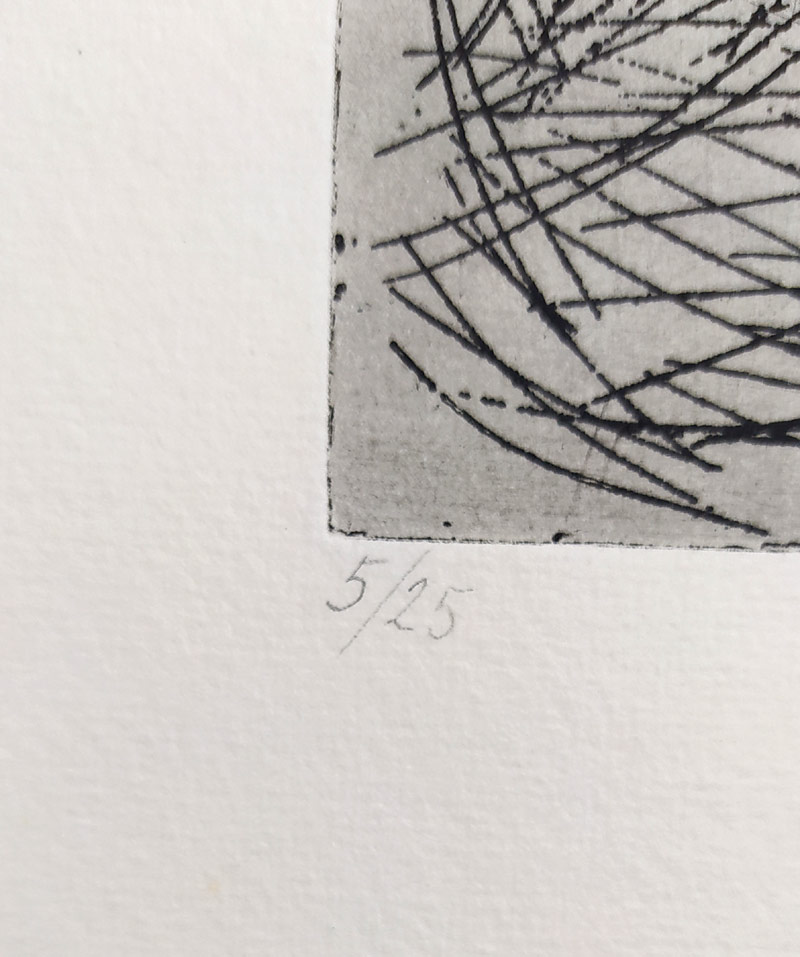 Černá Kateřina – Velká houpačka, lept, č. 5/25, 1982