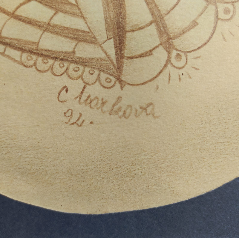 Marková Cecílie – Medijní malba, suchý pastel, 1992