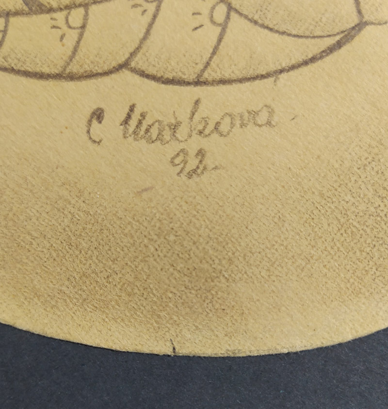 Marková Cecílie – Medijní malba, suchý pastel, 1992