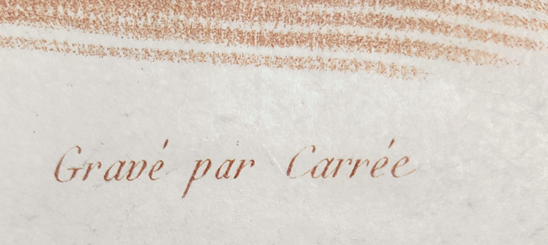 Carrée – Studie sedícího muže, Pierre Thomas Le Clerc, krejonová manýra, ca 1770