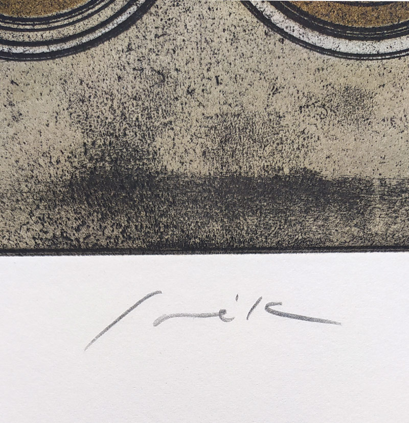 Sovák Pravoslav – Bez názvu, původní lept a vernis mou, č. 55/150, 1974