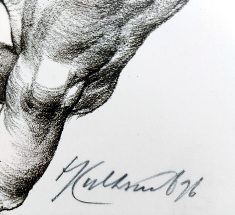 Kulhánek Oldřich – Malý dialog, původní litografie, číslováno 197/200, 1996