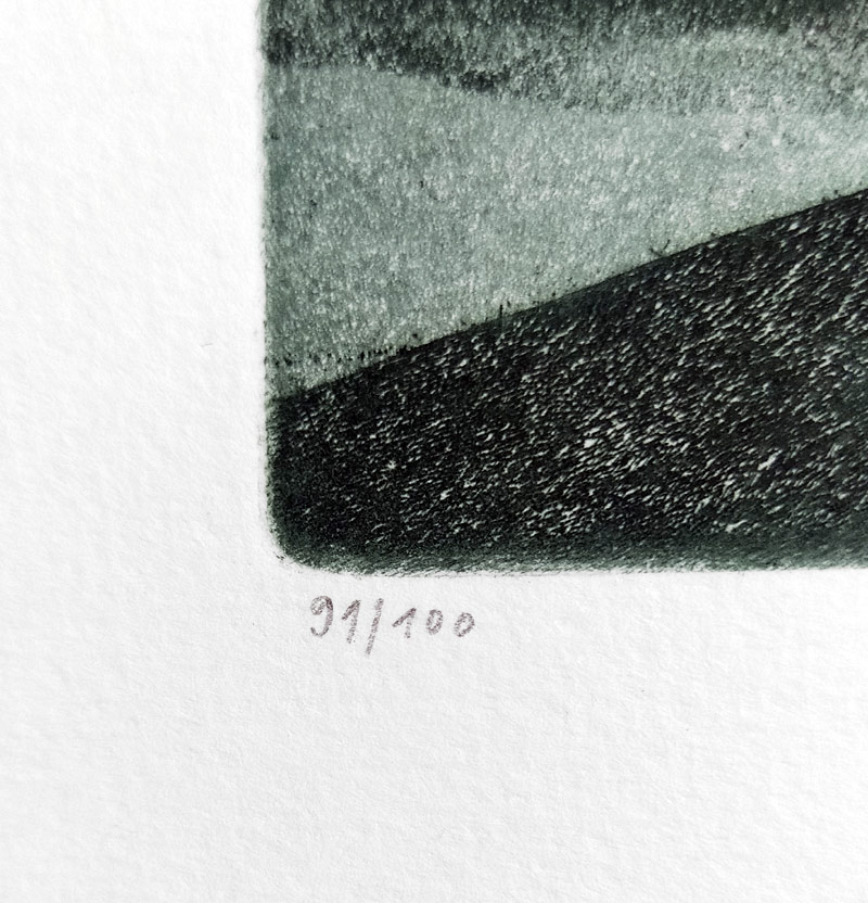 Pileček Jindřich – Ex libris J. Šťastný, původní lept, č. 91/100, 2001