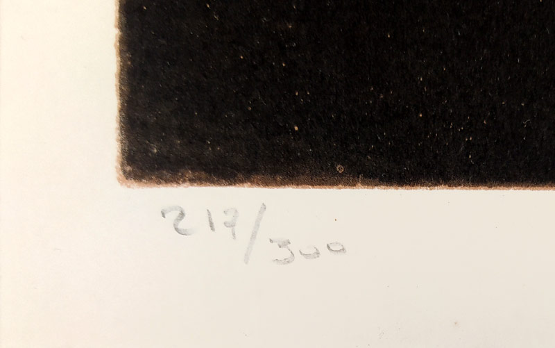 Picasso Pablo – Grande tête de femme au chapeau orné, dvoubarevný linoryt na papíře Arches, 1963