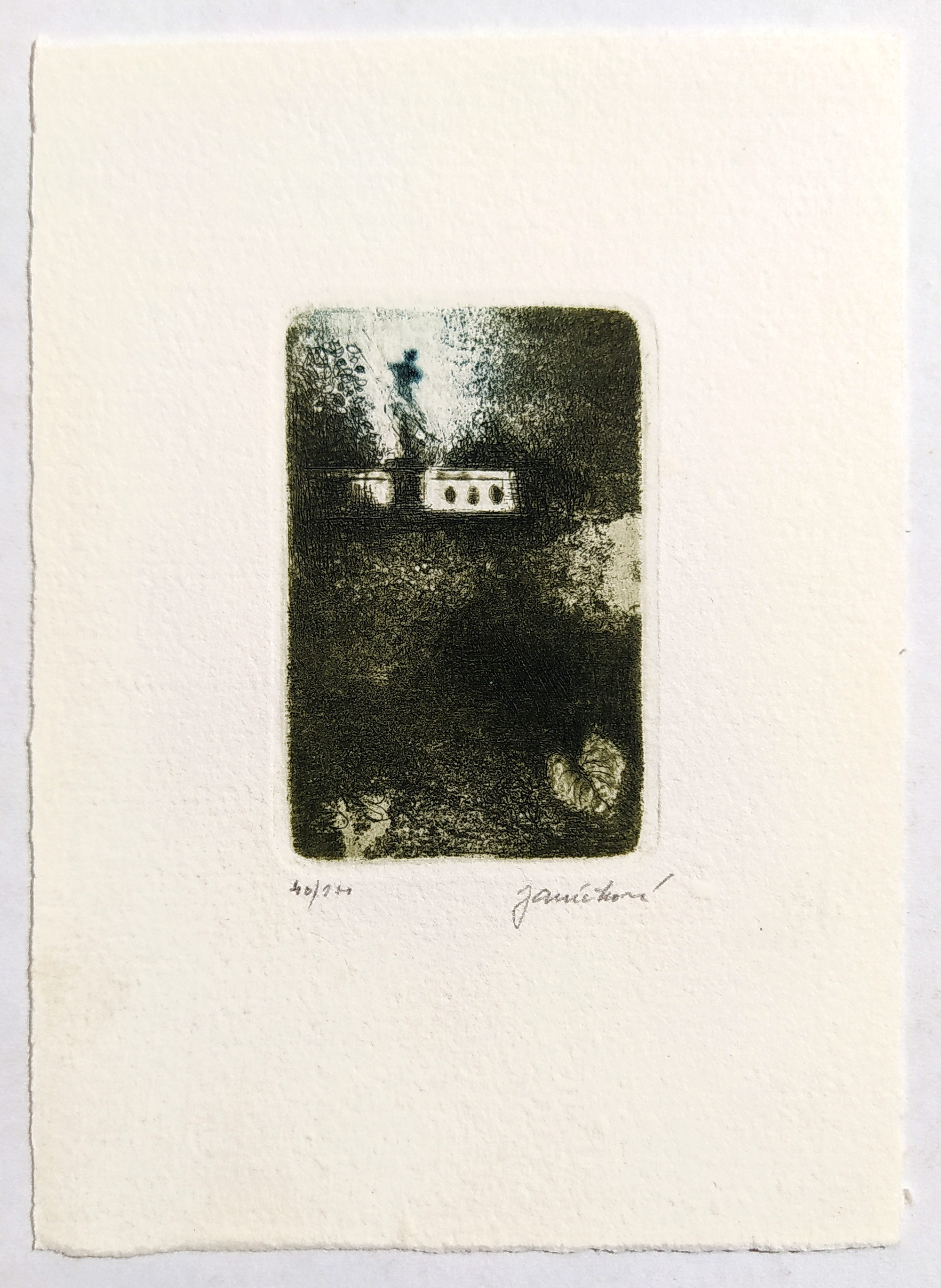 Janíčková Eva – Tajemství, pět barevných leptů, nedatováno